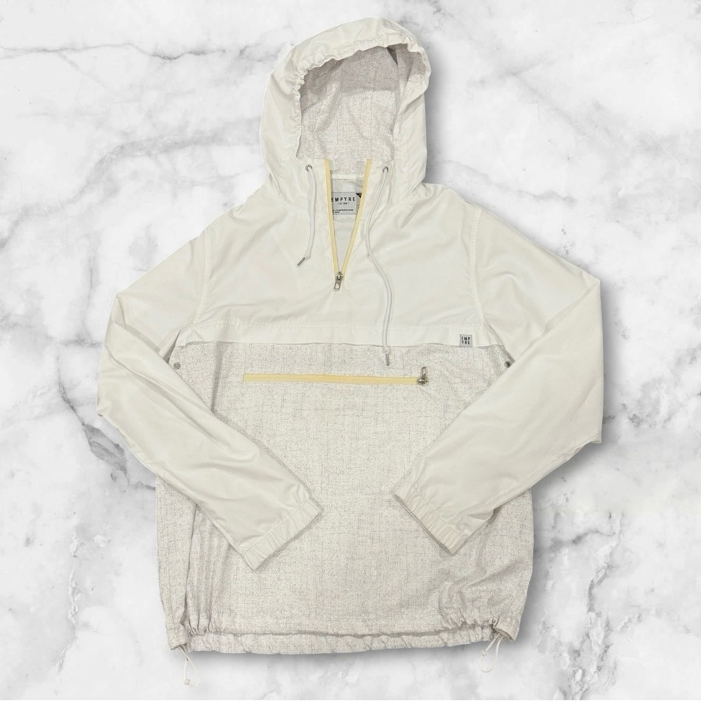 Empyre Jacket Woman’s Medium White Lightweight Windbreaker